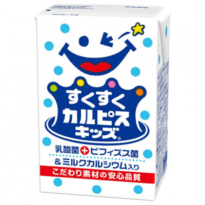 
            エルビー すくすくカルピスキッズ(R) 乳酸菌+ビフィズス菌&ミルクカルシウム入り125ml×24本【1576161】
          