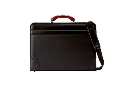 豊岡鞄  大割れダレスバッグ