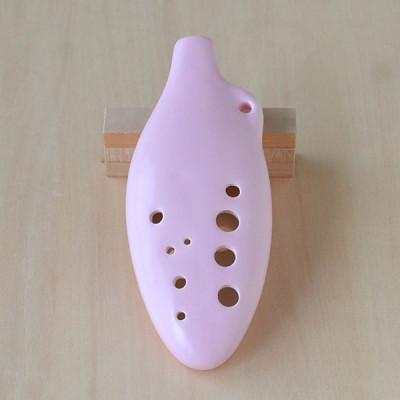 ふるさと納税 瑞浪市 美濃焼 オカリナよりも吹きやすい 『sakura』 セラリーナ12音階 (たて型のオカリナ)