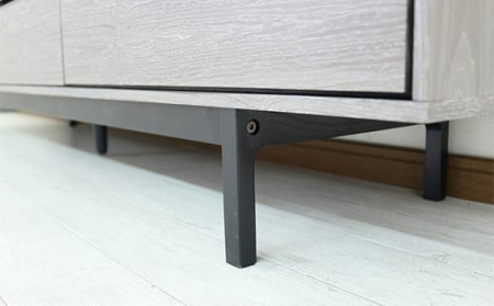 【開梱・設置】ロゼッタ 150cm テレビボード（グレーC-106）　AX049