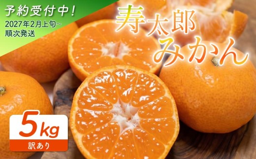 訳あり 寿太郎 みかん 5kg 産地直送 小玉 中玉 柑橘 フルーツ 果物 蜜柑 時期 旬 季節限定 西浦 おいしい 丸榮 国産 静岡 沼津
