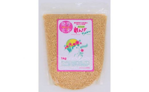 No.145 発芽玄米 れんげちゃん コシヒカリ 5kg ／ お米 こしひかり 愛知県