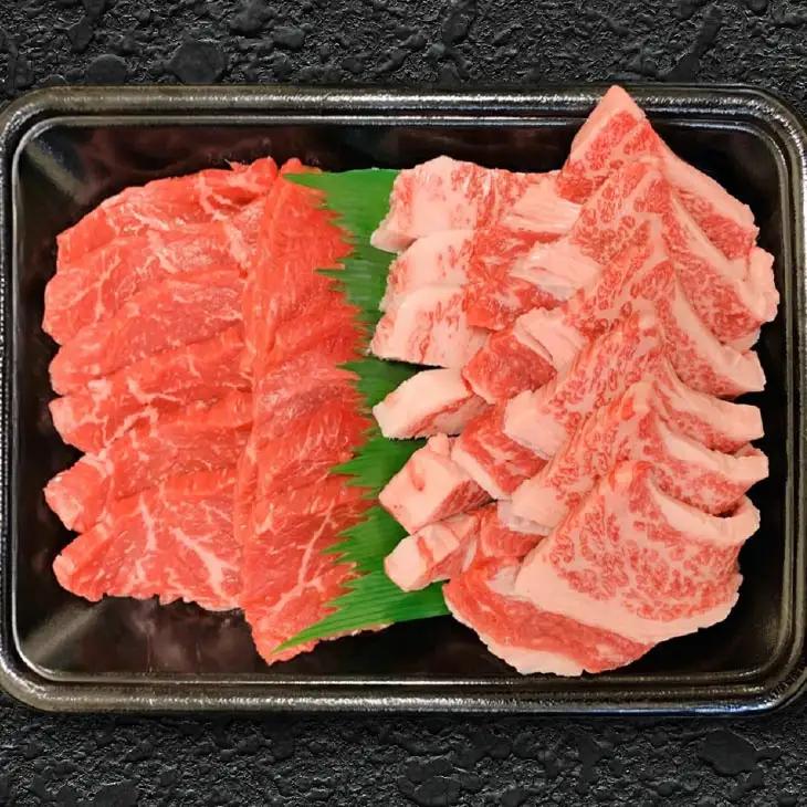 国産淡路牛上赤身焼肉×上カルビ 400g