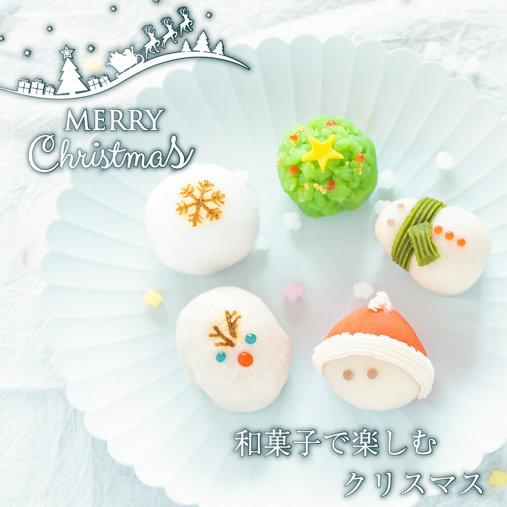 【ふるさと納税】 菓子 クリスマス 和菓子 聖夜 上生菓子 10個 セット 練り切り 蕎麦薯蕷饅頭 きんとん 薯蕷饅頭 スイーツ ギフト あんこ お歳暮 お取り寄せ 高級 上生菓子 和スイーツ かわいい サンタ トナカイ 雪だるま クリスマスツリー ギフト 三省堂 （VYD） 【B-940】
