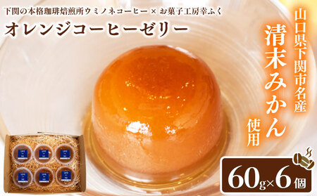 オレンジコーヒーゼリー 60g×6 | ゼリー EW