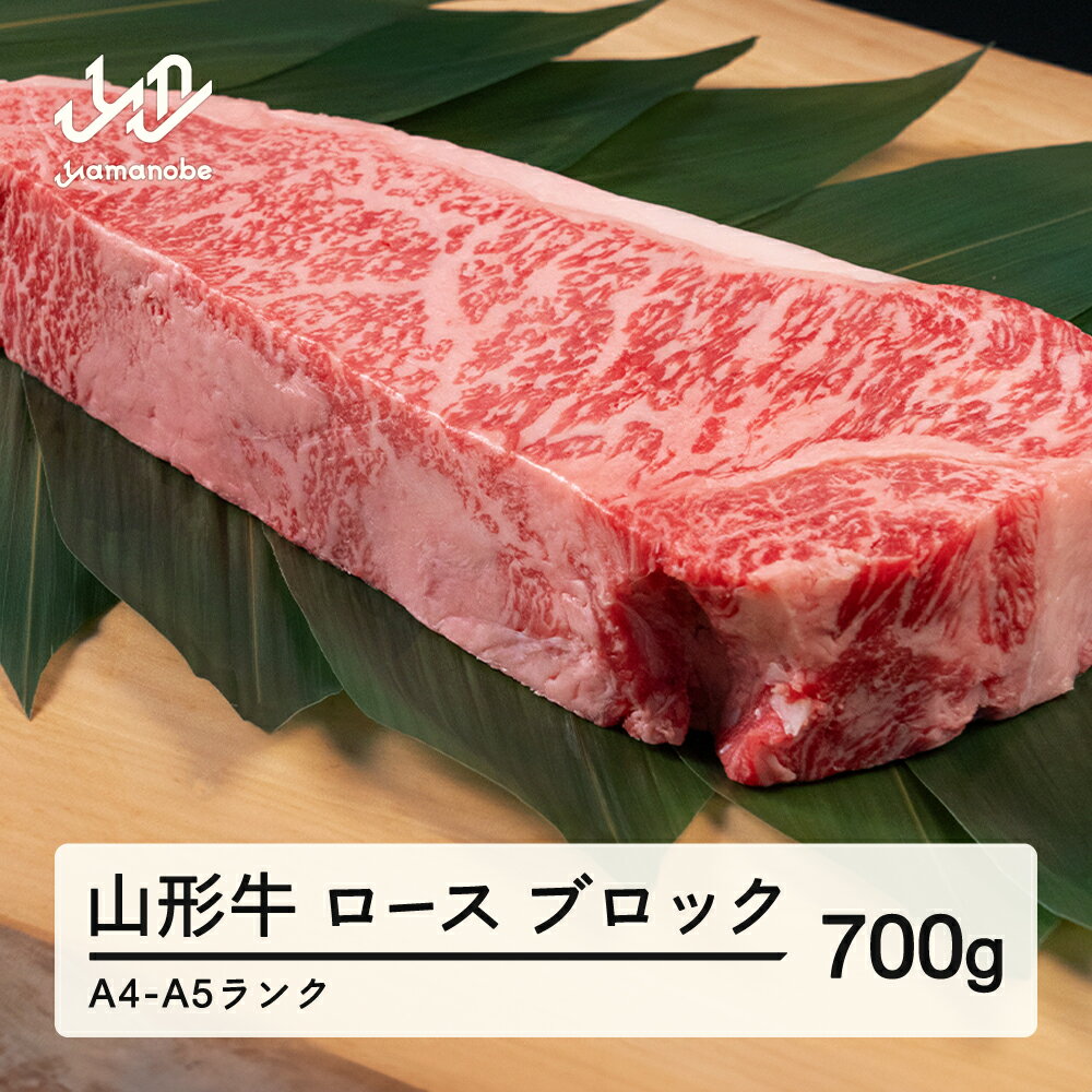 【ふるさと納税】 山形牛 ロース ブロック 700g 送料無料 A4-A5ランク 冷凍 高橋畜産 tc-gnrxl700 ※沖縄・離島への配送不可