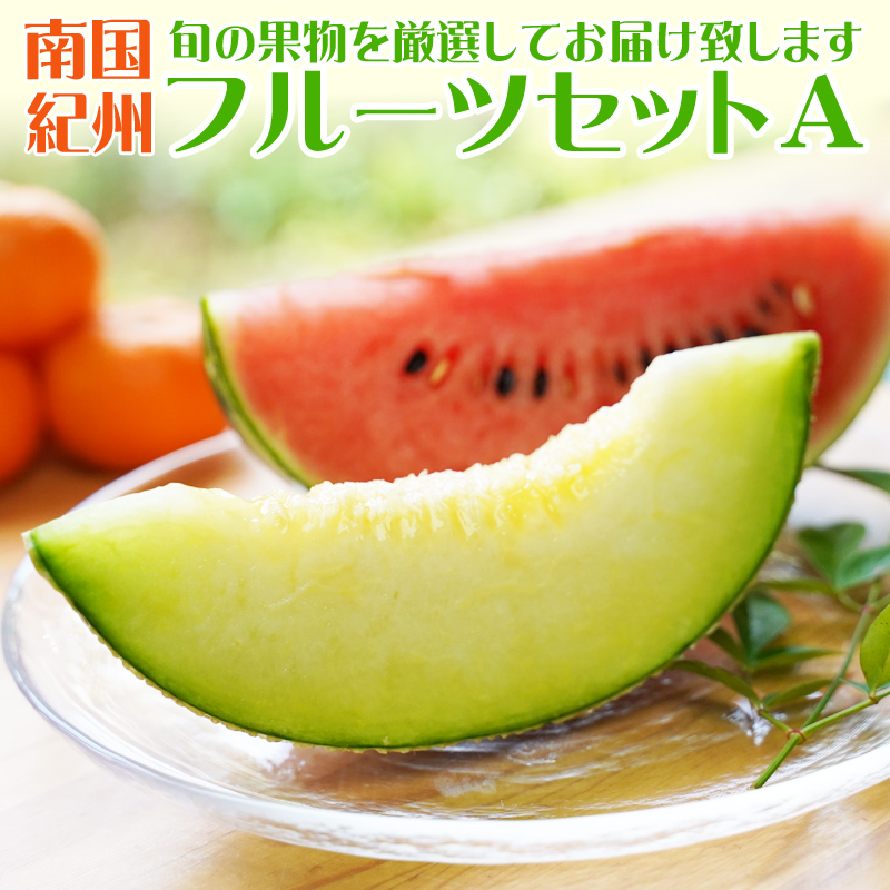 【0373-3】南国紀州・日高の太陽が育んだ季節のフルーツセットA【配送不可地域:沖縄・離島 】