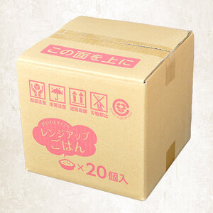 国東市産 ひとめぼれ 玄米 レンジアップごはん (計20P) ご飯 ごはん 玄米 米 ご飯パック パックご飯 パックライス レンジ 小分け 常温 防災 備蓄 キャンプ 【opan002】【松原ファーム