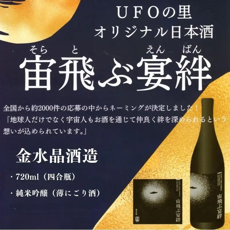 No.3047 UFOの里　宙飛ぶ宴絆・純米吟醸薄にごり酒 720ml 1本