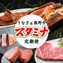 【ふるさと納税】 【全2回】－竹－ 国産うなぎ＆熊野牛 スタミナ定期便 / 定期便 鰻 牛肉 サーロイン シャトーブリアン ヒレ 蒲焼 蒲焼き 霜降り 希少 うな重 うな丼 ひつまぶし ステーキ 人気 贈答 贈り物 ギフト プレゼント お祝い 冷凍便 クール便