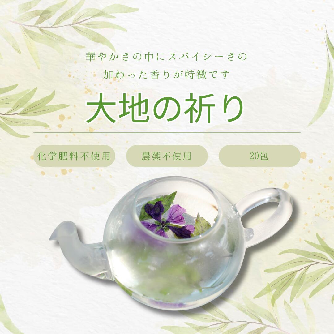 【ふるさと納税】レティファーム　ハーブティ「大地の祈り」20包入り（ホーリーバジル、マロウ）[LF-113]