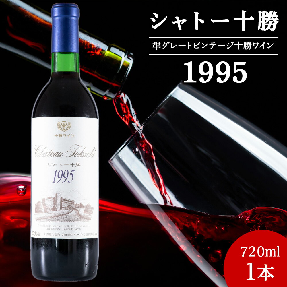 【ふるさと納税】十勝ワインシャトー十勝 1995 720ml 北海道池田町 ビンテージ 赤ワイン 数量限定 ヴィンテージ 送料無料