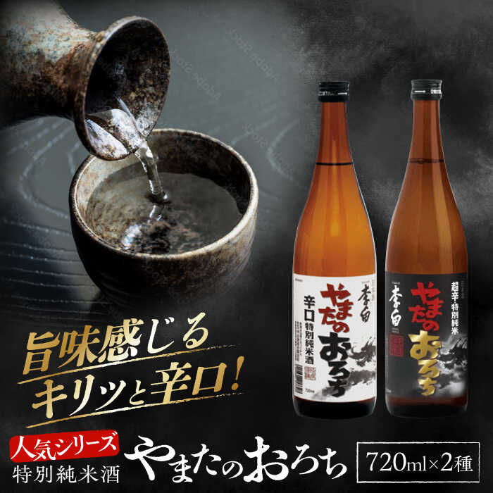 【ふるさと納税】食事を格上げする一杯！ 李白【特別純米】やまたのおろち 辛口2本セット 島根県松江市/李白酒造有限会社[ALDF002]｜日本酒 お酒 酒 地酒 飲み比べ