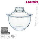 【ふるさと納税】HARIO ガラスの丼鉢「GXD-600」｜ハリオ 耐熱 ガラス 食器 器 保存容器 キッチン 日用品 キッチン用品 日本製 おしゃれ かわいい 丼 どんぶり どんぶり鉢 茨城県 古河市 便利 簡単 手軽 贈答 贈り物 プレゼント 人気 送料無料 _BE92