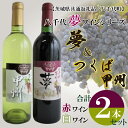 【ふるさと納税】【茨城県共通返礼品／八千代町】八千代夢ワインシリーズ　夢（赤）・つくば甲州（白）｜EC-16