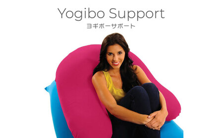 【ブラック】Yogibo Support 《豊前市》【株式会社Yogibo】ヨギボー サポート ソファ クッション 枕 ベッド [VDI004-16] Yogibo Support ヨギボー サポート