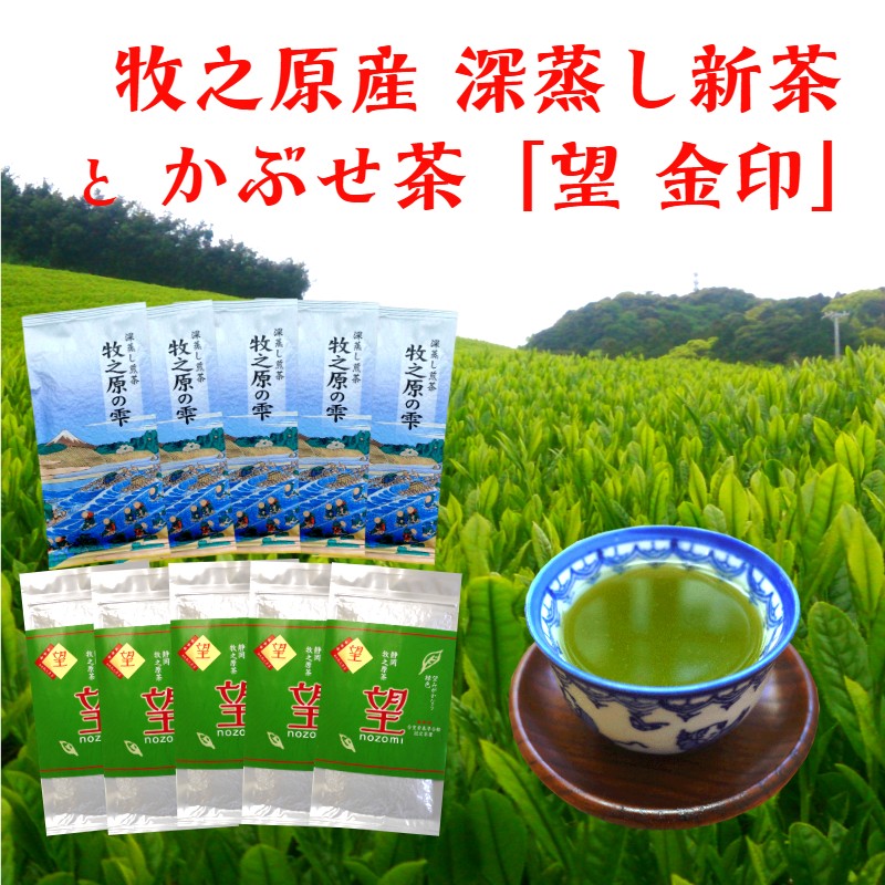 
                  【5月より新茶出荷】 牧之原産 深蒸し茶「牧之原の雫｣とかぶせ茶「望」  計10本 詰合せ セット お茶 茶 深蒸し 煎茶 深蒸し茶 新茶 しんちゃ 緑茶 日常 のし 熨斗 贈答 ギフトプレゼント お中元 お歳暮 お祝い 茶葉 おちゃ ちゃ 冷茶 高品質 高級 牧之原茶 牧之原お茶 静岡茶 静岡お茶 牧之原産 牧之原緑茶 静岡緑茶 国産 産地直送 農家直送 静岡県 牧之原市 澤田行平商店
                