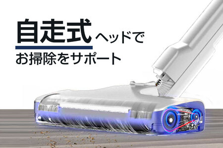 【2025年モデル［ホワイト］】Orage RR11 コードレスサイクロンクリーナー 掃除機_OS128-0001-2