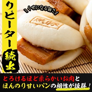 a4-012 【ギフト対応】黒豚角煮まんじゅう(10個)・黒豚角煮飯(5個)セット