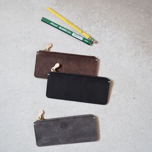 Teha’amana Square pencase Smoke テハマナ スクエアペンケース　スモーク ブラウン 革 皮 雑貨 おしゃれ レザー 本革 こだわりの逸品 地域特産品 ギフト 自分用 人気 おすすめ