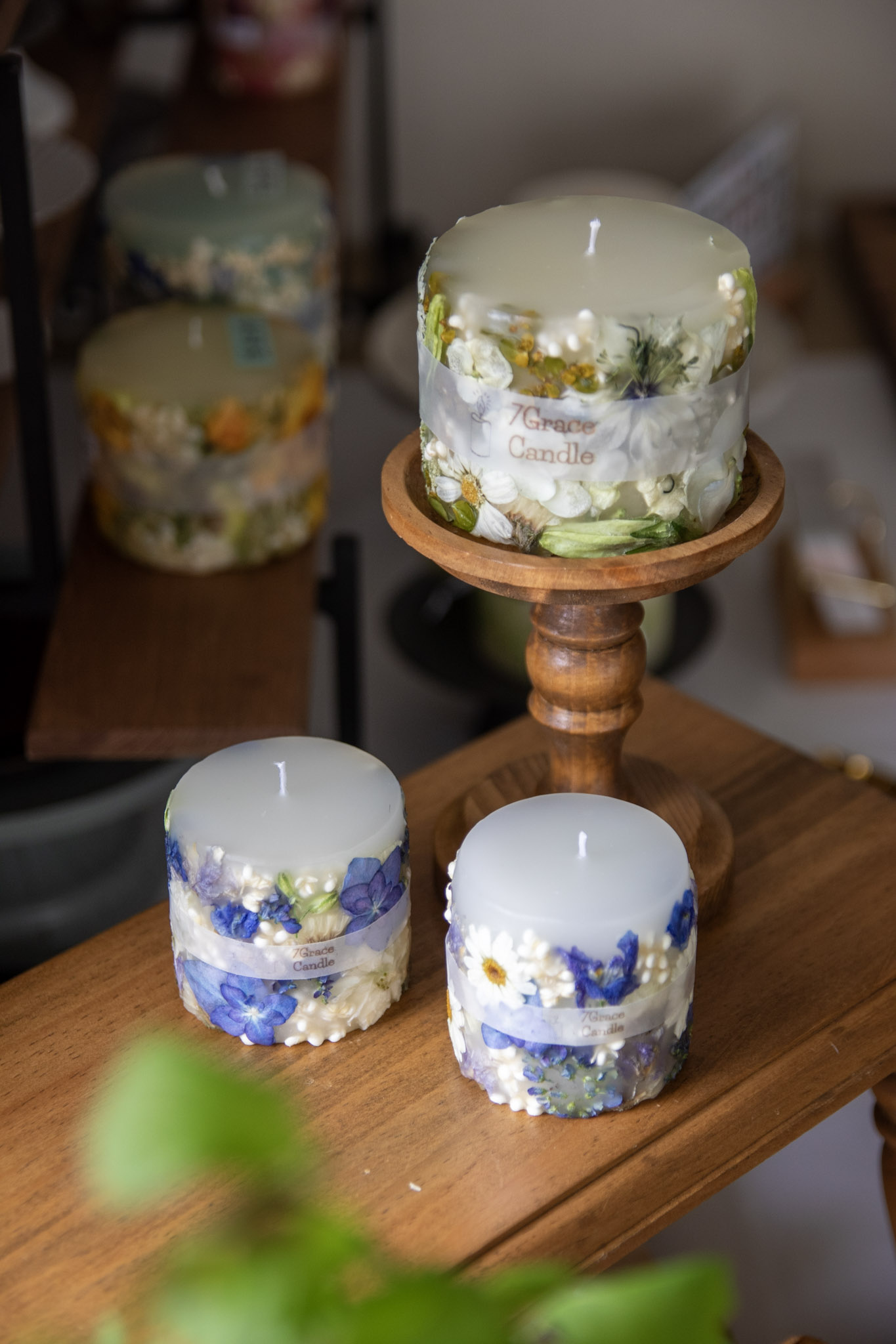 7Grace Candleのワークショップと商品購入に使えるチケット5000円分 / キャンドル インテリア 雑貨 ドライフラワー ハンドメイド プレゼント ギフト