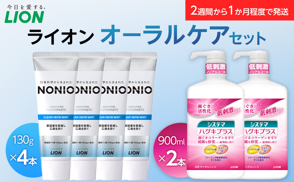 LION ライオンオーラルケアセット 142069_CR002