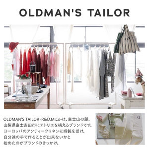 リネン 【OLDMAN'S TAILOR】LINEN APRON　白 エプロン