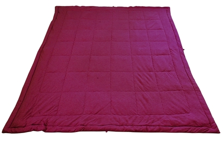 ボルケーノ 吸湿発熱 掛ふとん シングルロング 150×210cm ボルドー 1枚｜寒さ冷え対策 自然な暖かさ ボルケーノ寝具 掛布団 吸湿発熱性 [4367]