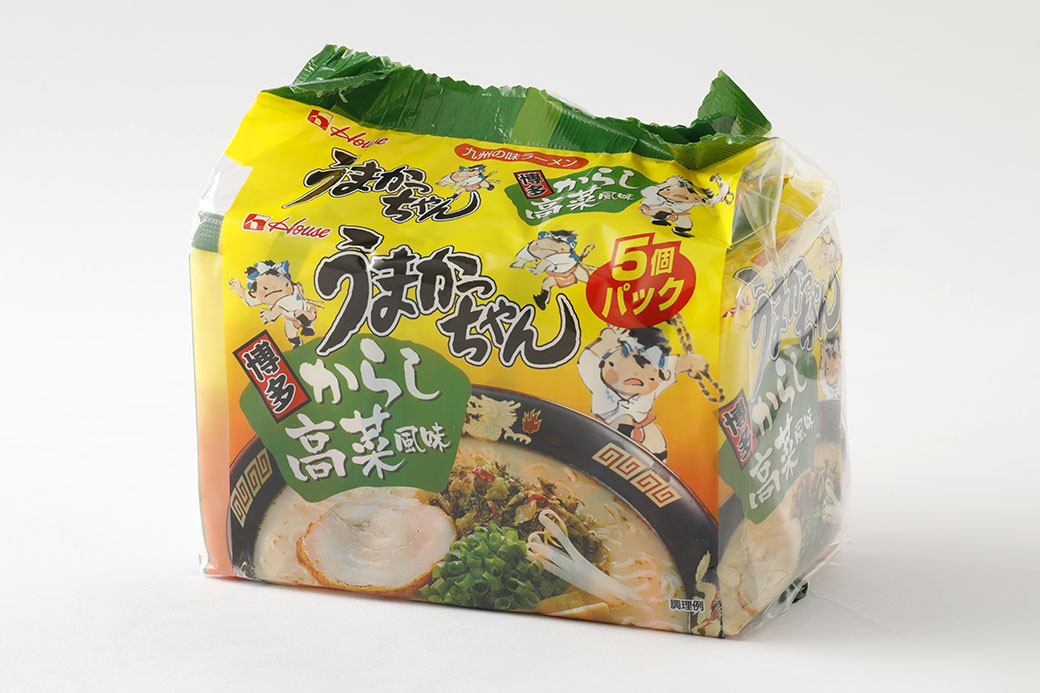 
            うまかっちゃん 博多からし高菜風味 30食（5袋×6パック） 豚骨ラーメン からし高菜 高菜 ラーメン 豚骨 とんこつ 袋ラーメン
          