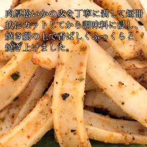 【道水の焼きいか】皮無し網焼きいか ピリ辛味2kg(500g×4パック) 北海道直送 HOKD040 