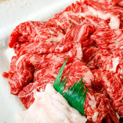 ふるさと納税 男鹿市 秋田錦牛 モモ肉 すき焼き用 約600g+すき焼き用のたれ1本|23_fnt-050601 |  | 02