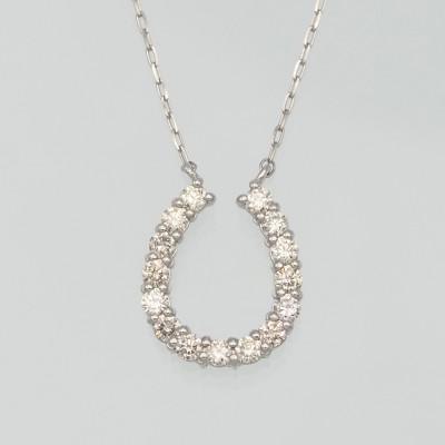 ふるさと納税 昭和町 PT900/PT850 0.20ct ダイヤモンド ペンダントネックレス　HH-019720