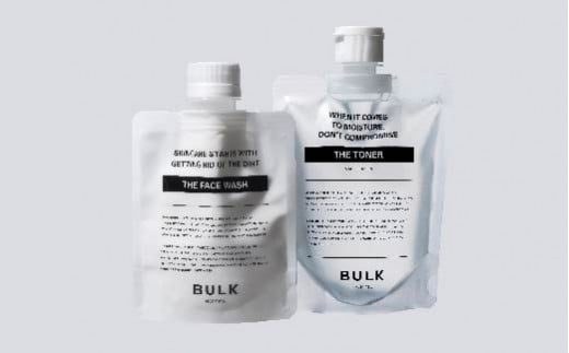 021-004　【BULK HOMME　バルクオム】バルクオム FACE CARE 2STEPセット（FACE WASH、TONER） フェイスケア 洗顔料 化粧水 BULK HOMME