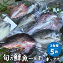 【ふるさと納税】一夜干し 旬 鮮魚 干物 天然 ミネラル製法 塩分 控えめ 魚介類