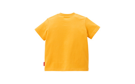 ベビー服 ミキハウス 丸ロゴ半袖Ｔシャツ【黄ー100】ベビー