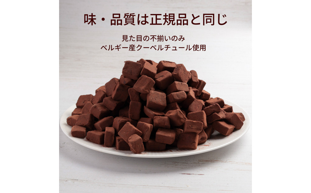 訳あり 濃厚生チョコレート 約780g（割れ・不揃い） 冷凍便