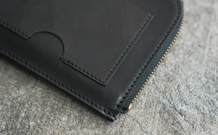 [Botanical Leather] ファスナーロングウォレット_0089-007-T06