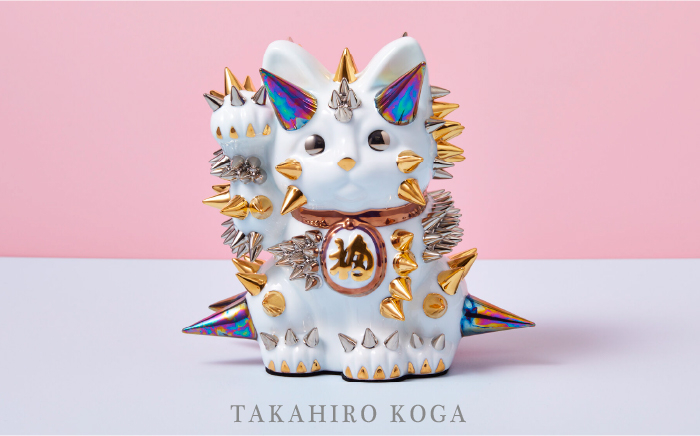 
            アート NEO MANEKINEKO -Petit-（1）＜古賀崇洋＞那珂川市 アート 美術 芸術 招き猫  あーと ねこ アート 猫 美術 アート ねこ アート ねこ こだわり 工芸品 いんてりあ やきもの ネコ アート 金 ゴールド ねこ [GBV011]
          