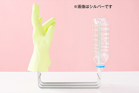 [ハナウタ] おしゃれなステンレス製キッチン用品 キッチンハンガー ローズゴールド 燕三条製 【029P003】