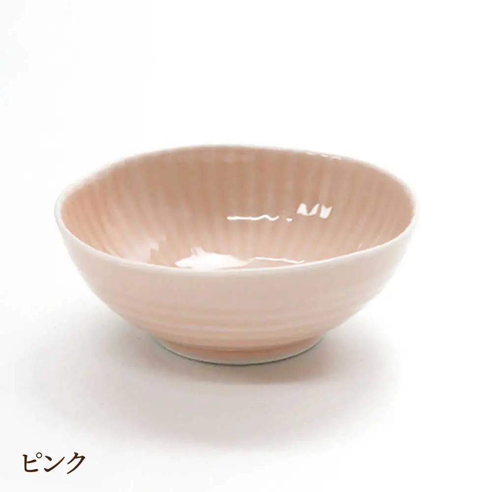 【波佐見焼】しのぎ 小付 小鉢 パステル 4枚セット 食器 皿 【一龍陶苑】 [CC37]  波佐見焼