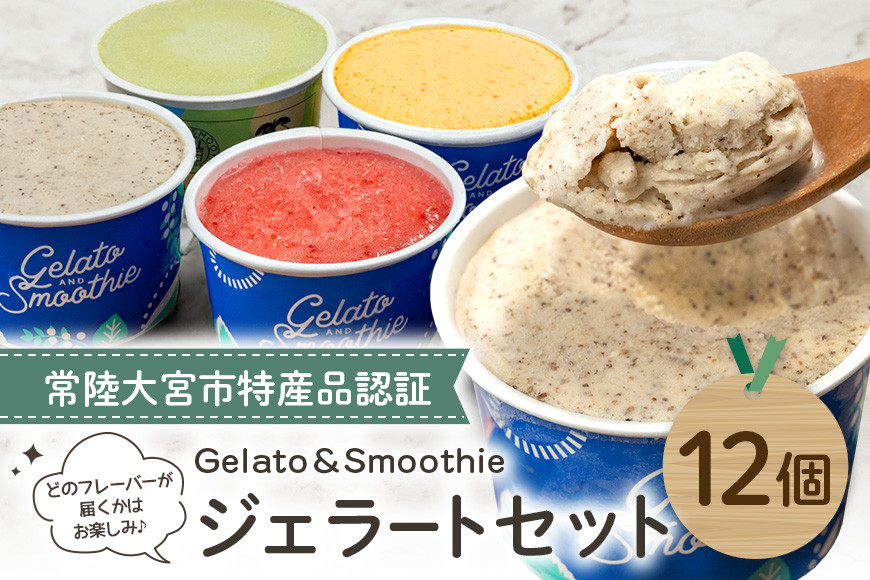 
                  Gelato＆Smoothie ジェラート バラエティセット 12個 詰め合わせ スイーツ アイス おやつ デザート えごま ミルク 奥久慈 茶 アボカド いちご にんじん 【元気な郷づくり（株）】【ho1386】
                