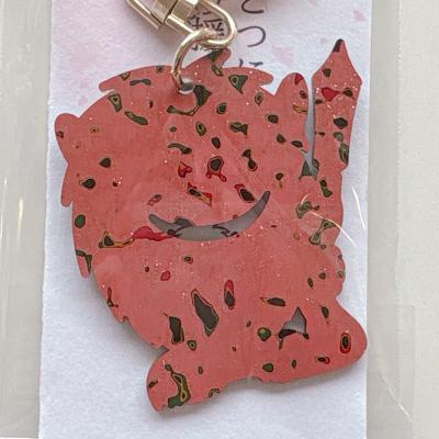 ふるさと納税 弘前市 ブランデュー弘前FC オリジナル津軽塗りキーホルダー 【2色セット】|24_bdh-050101 |  | 02