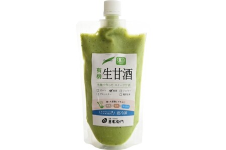 京都・喜右衛門 有機生甘酒抹茶（フローズン）（370g×5）