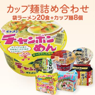 【ふるさと納税】U-40 イトメンのチャンポンめんとカップ麺の詰合せ