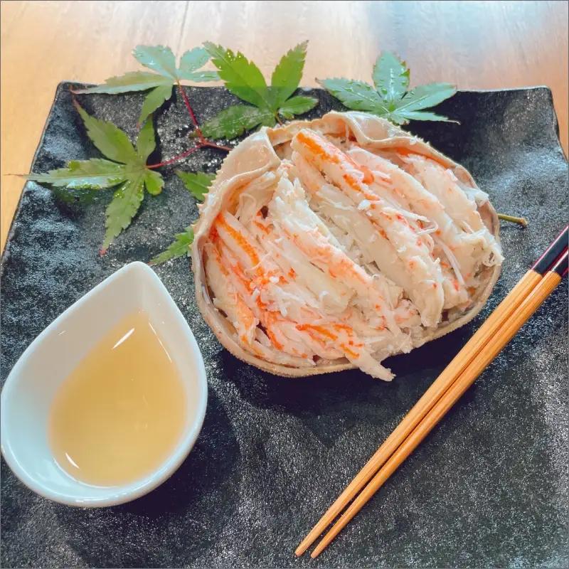 松葉がにの甲羅盛　蟹の甲羅盛り 200g 蟹