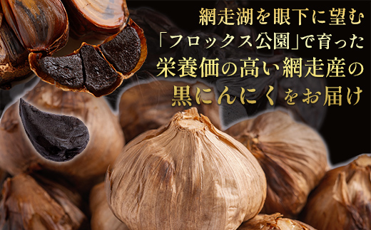 【先行予約】【訳あり】フロックス公園自慢の黒にんにく（2025年8月より発送予定） ふるさと納税 人気 おすすめ ランキング にんにく ニンニク 黒にんにく 黒ニンニク 野菜 網走産 ギフト 贈り物 