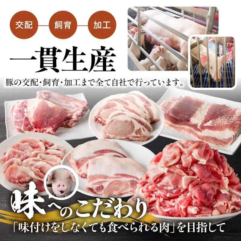 2296-1 鹿屋産 さかし豚 5種盛り 4.55kg C KN079-001-03 肉 豚肉