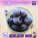 【ふるさと納税】シルクファーム産　冷凍ブルーベリー 500g～1000g