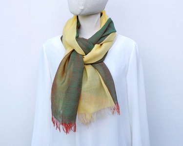 ストール　富士桜工房　KASANE（女郎花）