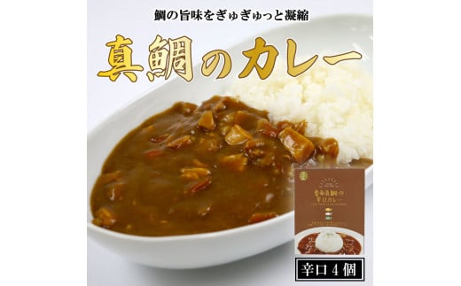 
愛南 真鯛カレー 辛口 ４パック レトルト 鯛 タイ 出汁 湯煎 スパイス アウトドア キャンプ 一人暮らし 防災 非常食 保存 プレゼント ギフト 贈り物 愛南サン・フィッシュ
